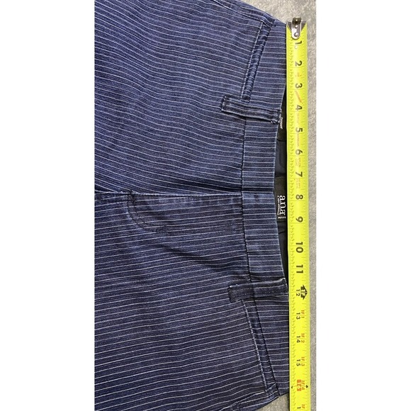 a.n.a Petite Women's Trouser Pants Size 10P Navy/white Stripe - Picture 9 of 10